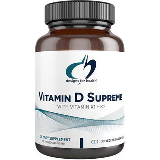 Designs for health Витамин Д И К, Vitamin D Supreme, 30 Вегетарианских Капсул