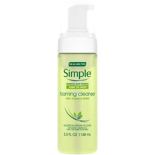 Simple Facial Cleanser Foaming, 5 Oz
