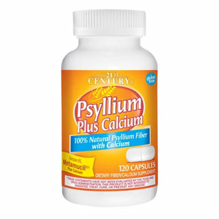 21st Century Psyllium Plus Calcium 120 Caps