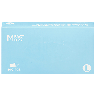 MFactory. Large Vinyl Disposable Gloves