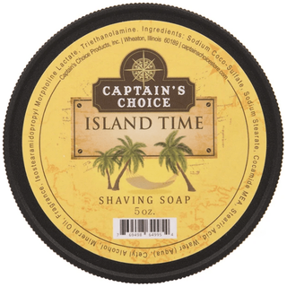 Captain's Choice Island Time Shaving Soap 5 Oz