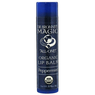 Dr. Bronner's Magic Organic Lip Balm 0.15 Oz Peppermint