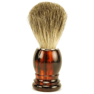 Il Ceppo Tortoise Handle Pure Badger Bristle Shave Brush