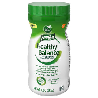 Benefiber Healthy Balance Fiber Powder 20 Servings 100 G