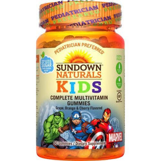 Sundown Naturals Kids Marvel Avengers Complete Multivitamin, 60 Gummies