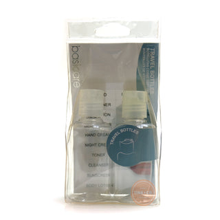Basicare Travel Bottles Labels Included 80mL X
