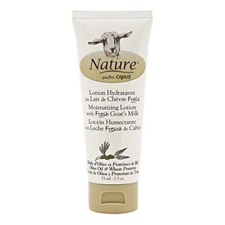 Canus Nature Lotion Moisturizing with Fresh Goat's Milk , Olive Oil, 2.5 oz
