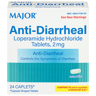 Major Anti Diarrheal, 2 Mg, Caplets