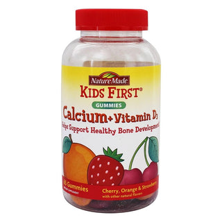 Nature Made Kids First Calcium Dietary Supplement Gummies - 65ct
