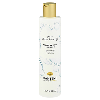 Pantene Nutrient Blends Pro-V Pure Clean & Clarify Shampoo, Silicon-Free, 9.6 Fl Oz