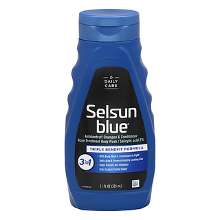 Selsun Blue Body Wash/Shampoo/Conditioner, 3 In One