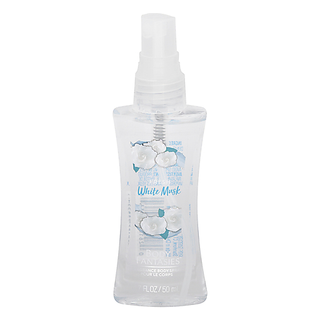 Body Fantasies Signature White Musk Fragrance Body Spray, Long-Lasting Floral Musk Scent, 1.7 oz