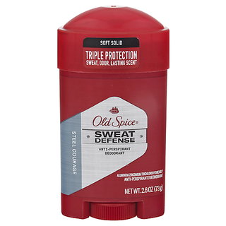 Old Spice Sweat Defense Soft Solid Steel Courage Anti-Perspirant/Deodorant 2.6 Oz