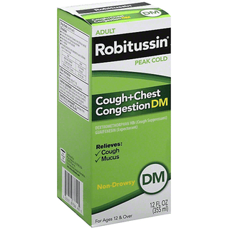 Robitussin Peak Cold Cough+Chest Congestion DM Liquid 12.00 Fl Oz