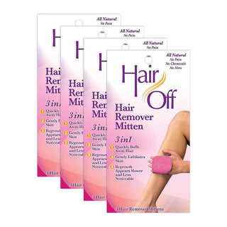Hair Off Remover Mitten, 3-in-1