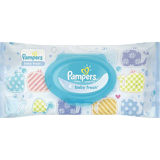 Pampers Baby Fresh Wipes 64 Ct Pack
