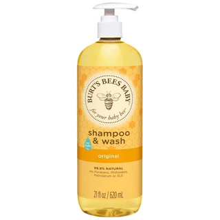 Burt's Bees Baby Bee Shampoo & Wash, Fragrance Free 21oz