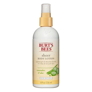 Burt's Bees Sheer Body Lotion, Cucumber and Aloe 8oz