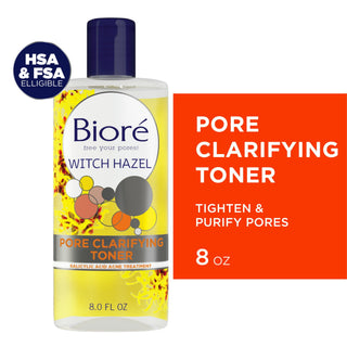 Biore Pore Clarifying Witch Hazel Toner - 8 Fl Oz
