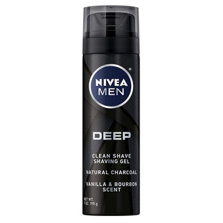Nivea Men Deep Shaving Gel, Clean Shave, 7 Ounce