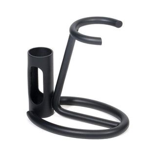 Omega Black Shaving Brush And Razor Stand