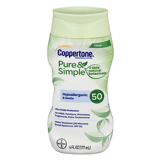 Coppertone Sunscreen Lotion, Hypoallergenic & Gentle, Broad Spectrum SPF 50