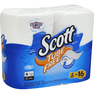 Scott Bathroom Tissue, Unscented, Mega Rolls, 1 Ply