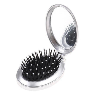 Janeke Mirror Hair Brush White Color Spo3 Ner