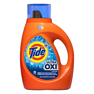 Tide Ultra Oxi Liquid Detergent, 29 Loads, 46 Fl Oz