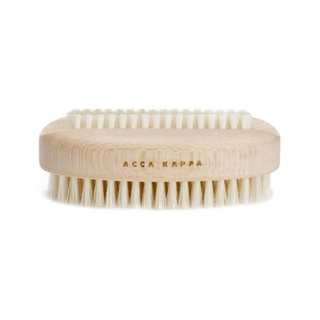 Acca Kappa Dual-Sided Beechwood Nail Brush With Natural Bristles