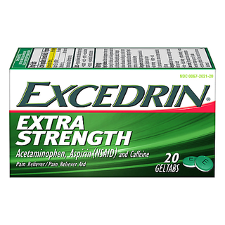 Excedrin Pain Reliever/Pain Reliever Aid, Extra Strength, Geltabs