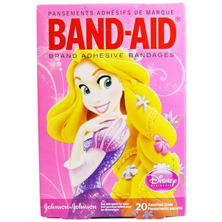 Band-Aid Brand Adhesive Bandages, Disney Princess, 20 Assorted Sizes