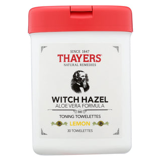 Thayers Witch Hazel Toning Towelettes Lemon