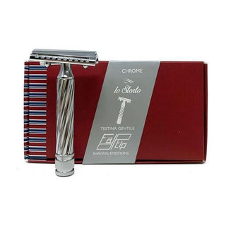 Fatip Slant Closed Comb. Safety Razor Lo Storto Made In Italy - 42139