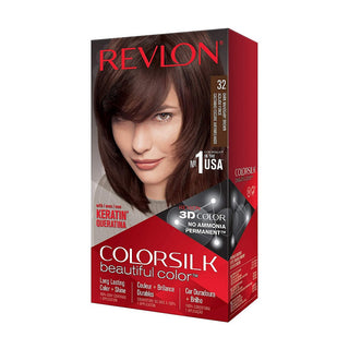 Revlon Colorsilk Beautiful Color Permanent Color, Dark Mahogany Brown 32