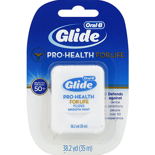 Oral-B Glide Pro-Health For Life Smooth Mint Floss 38.2 Yd. Carded Pack