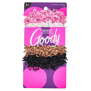 Goody Ouchless Hair Scrunchie, Chenille And Cotton