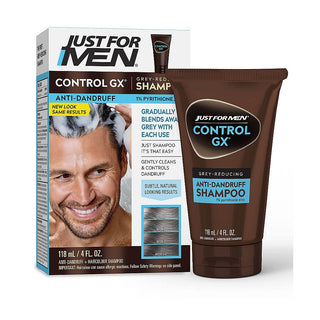 Just For Men Control GX Grey Reducing Anti-Dandruff Shampoo 4 Fl Oz