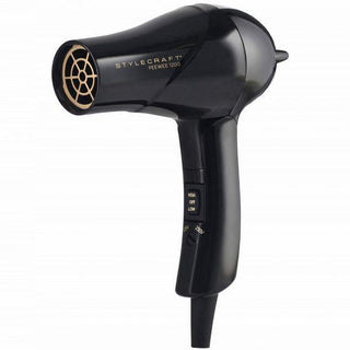 Stylecraft Peewee 1200 Dual Voltage Folding Handle Travel Dryer