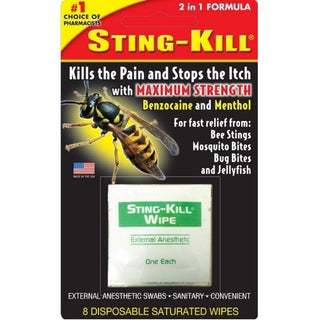 Sting-Kill Disposable Wipes