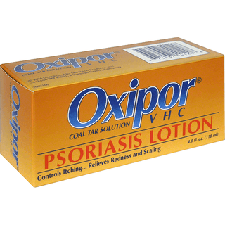 Oxipor VHC Psoriasis Lotion, Coal Tar Solution, 4-Ounce Bottle