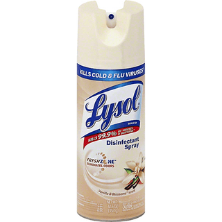 Lysol Disinfectant Spray, Vanilla & Blossoms Scent, 12.5 Oz