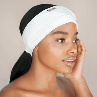 KitSch White Microfiber Spa Headband