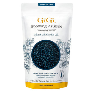 GiGi Hard Wax Beads 14 Oz / 396 G - Soothing Azulene
