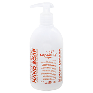 Sapadilla Liquid Grapefuit + Bergamot Hand Soap 12 Oz