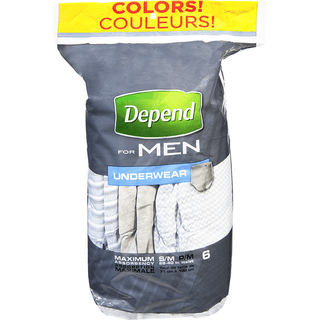 Depend Maximum Absorbency S/M Underwear For Men