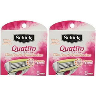 Schick Quattro For Women Razor Refill Cartridges, 8 Cartridges