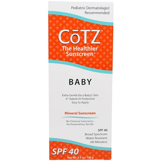 CoTZ Baby, Mineral Sunscreen, SPF 40, 3.5 Oz (100 G)