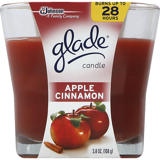 Glade Apple Cinnamon Candle 3.8 Oz. Jar
