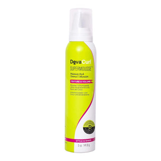 Deva Curl Super Mousse Moisture-rich Coconut Volumizer Texture & Volume 5 Oz